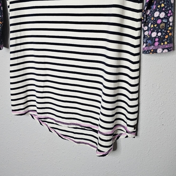 Matilda Jane Set of 2 Womens Short Sleeve Striped Shirts Size S Small - Picture 8 of 16